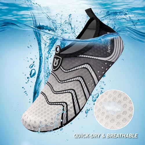 Image of IceUnicorn Water Shoes Men Women Beach Swim Aqua Barefoot Socks Pool Quick Dry Yoga