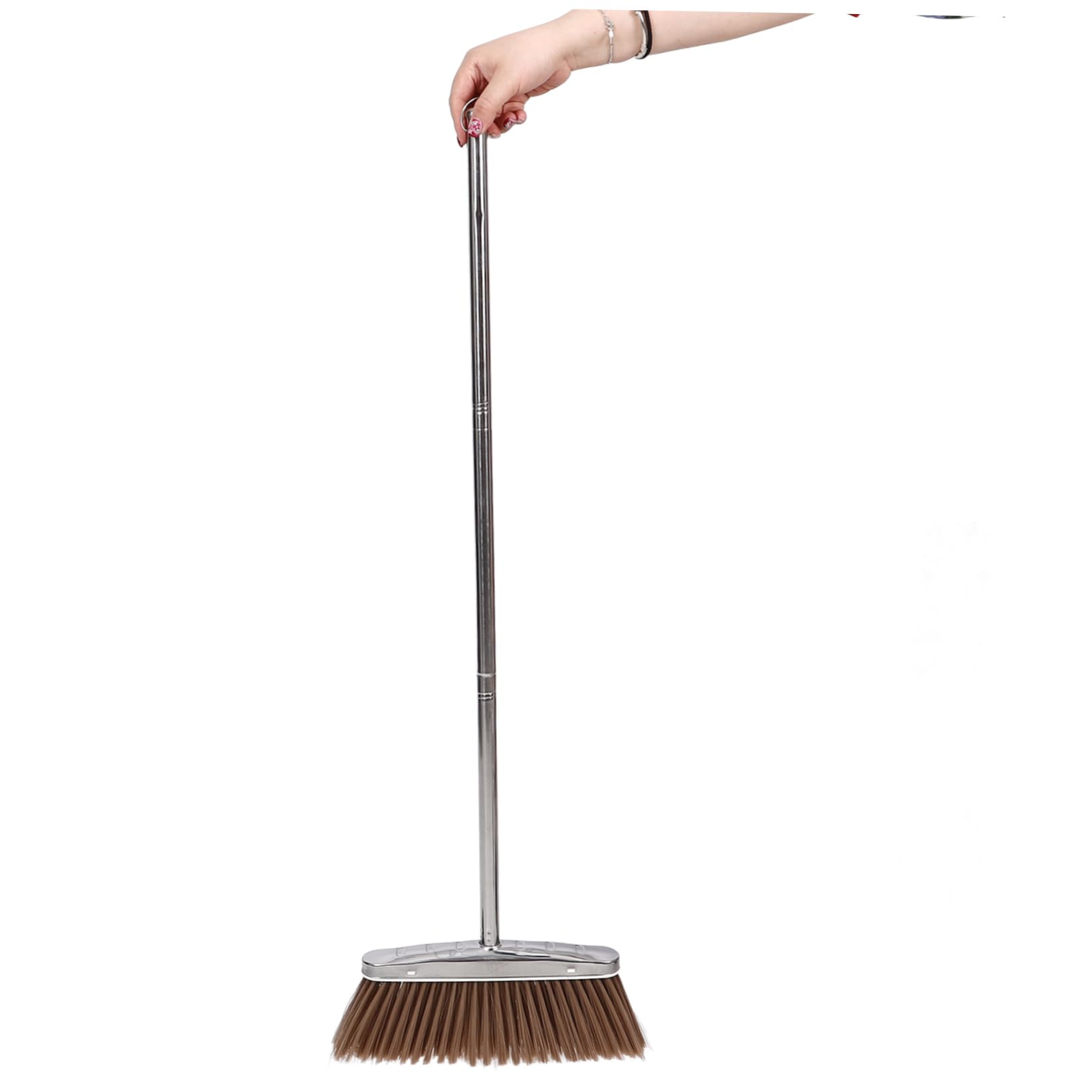 Set Paletta e Scopa in Acciaio Inox Argento per Casa