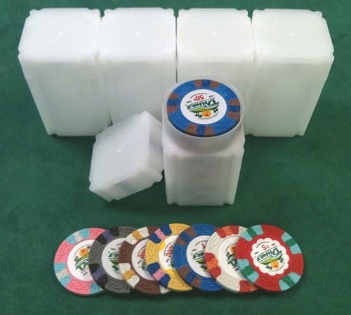 5 Casino Chip Tubes Collector Chip Storage Las Vegas 39, 40 and 41 mm Chips Fit NEW