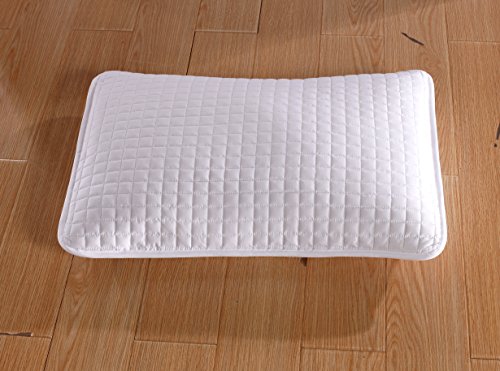 Everest Supply Full White Solid Color Box Stitch Quilted Bedspread Coverlet 86 By 86 Inches Plus 2 Standard Shams 20 By 26 Inch Breathable Reversible Bed Cover For Homes,Hotels,Motels, Rentals 4 Lbs #TOP5