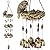 Gardenvy Bird Nest Wind Chime, Bird Bells Chimes with 12 Wind Bells for Glory Mother’s Love Gift, Garden Backyard Church Hanging Decor, Bronze