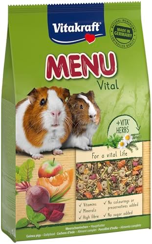 VITAKRAFT- Menu Vital, Aliment Pour Cochons D’Inde, Avec Pomme, P...