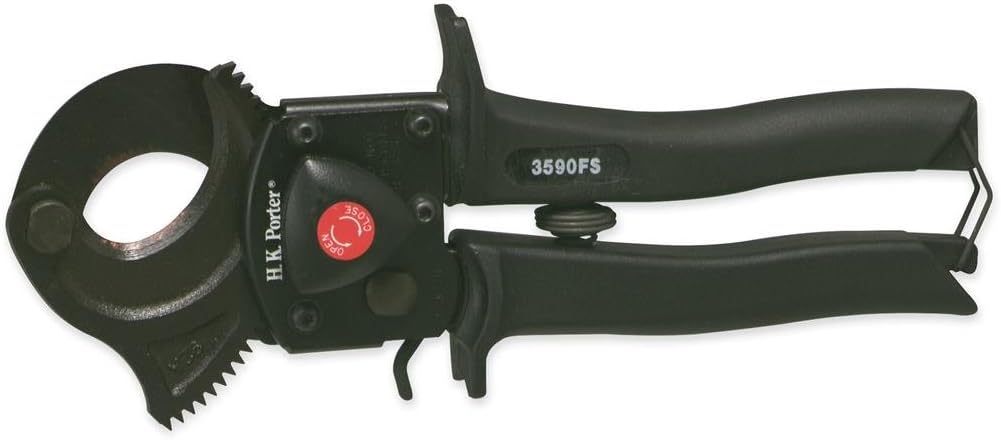 HK Porter 3590FS Ratchet-type One Hand Operated Soft Cable Cutter