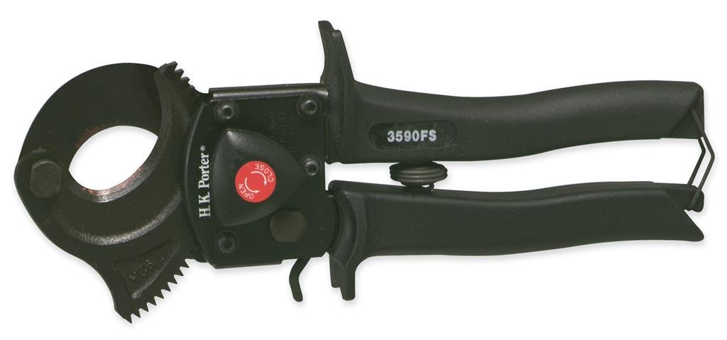 HK Porter 3590FS Ratchet-type One Hand Operated Soft Cable Cutter