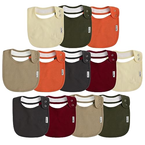 Image of Baby Drool Bibs for Boys Girls,Baby Bibs for Teething and Drooling,Baby Boy Bibs,Baby Girl Bibs,Newborn Bibs for Baby