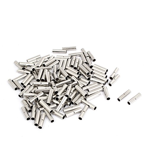 Aexit BN2 16-14 Audio & Video Accessories AWG Gauge Wire Uninsulated Butt Connector Connectors & Adapters Terminal 220Pcs