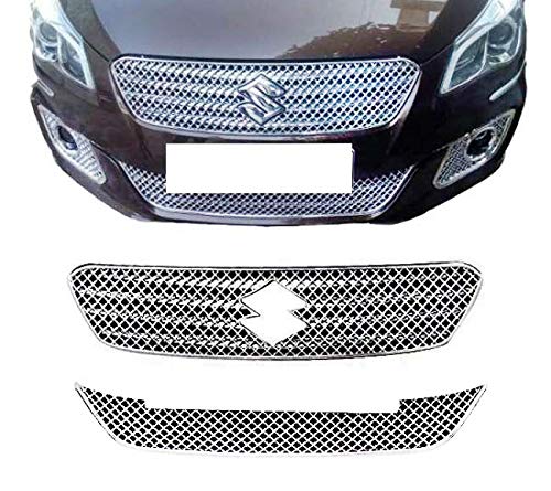 Image of CAR SAAZ Bentley Front Chrome Grill Compatible with Ciaz (2014-2017)