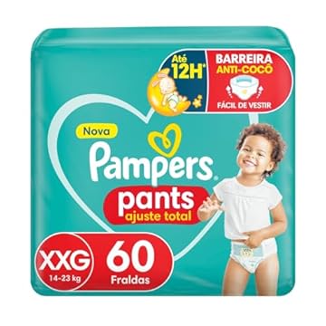Fralda Pampers Pants Ajuste Total XXG 60 unidades