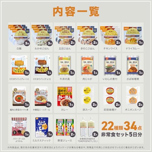 Defend Future 【栄養士×防災士監修】長期保存の非常食セット5日分 栄養バランスを考慮した心も身体も満たされる非常食セット (5日分) の商品画像 8