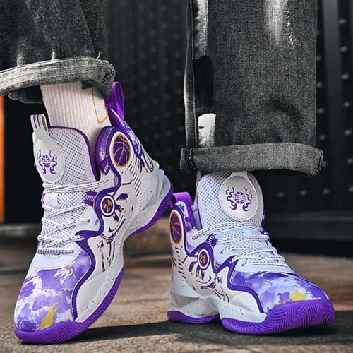 Zapatos de baloncesto cómodos y resistentes al desgaste para caminar 4