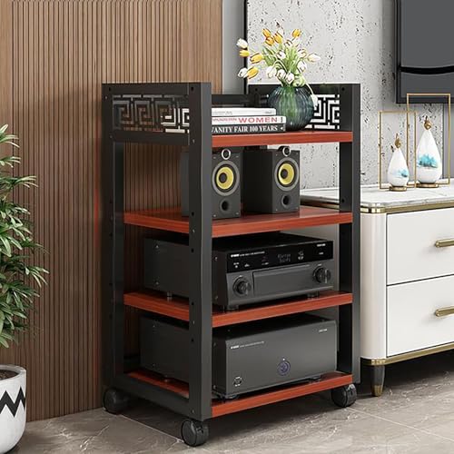 Rack Serveur Moderne Multimédia - Meuble d'Angle Audio Vidéo Modulable - 2