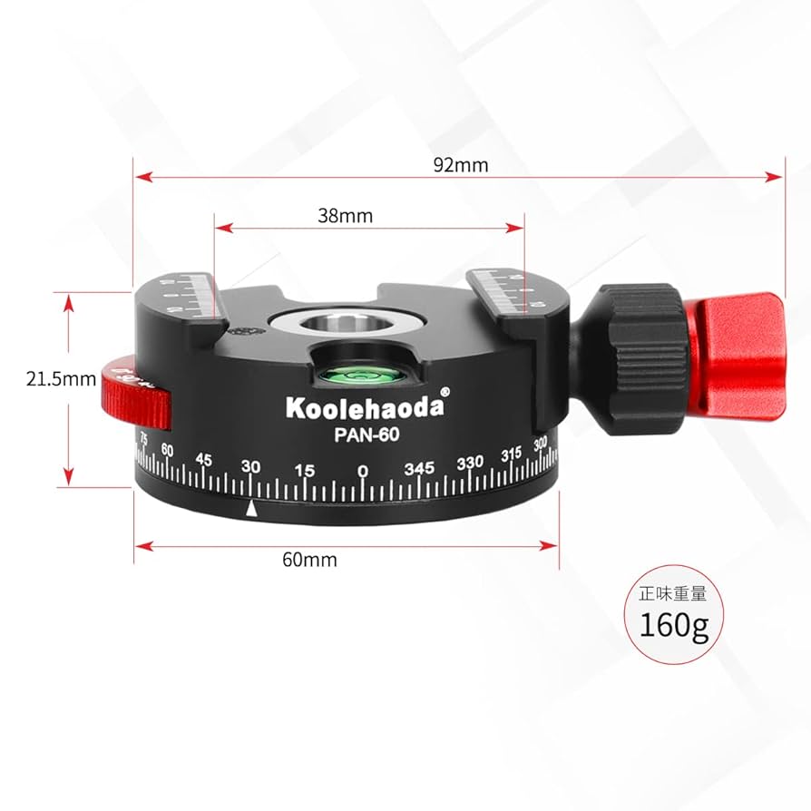 360Precision パノラマヘッド / パノラマ雲台 Amazon | ARTCISE 360°パノラマ雲台 パノラマパンベースクランプ