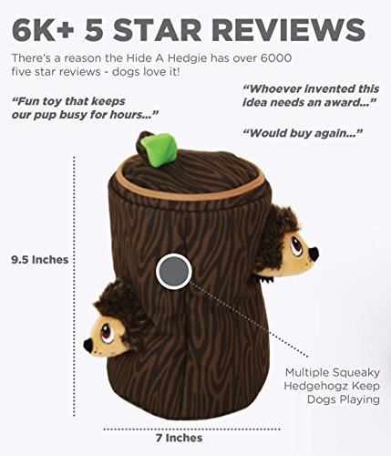 Outward Hound Hide A Hedgie Plush Dog Toy Puzzle, Large #TOP2