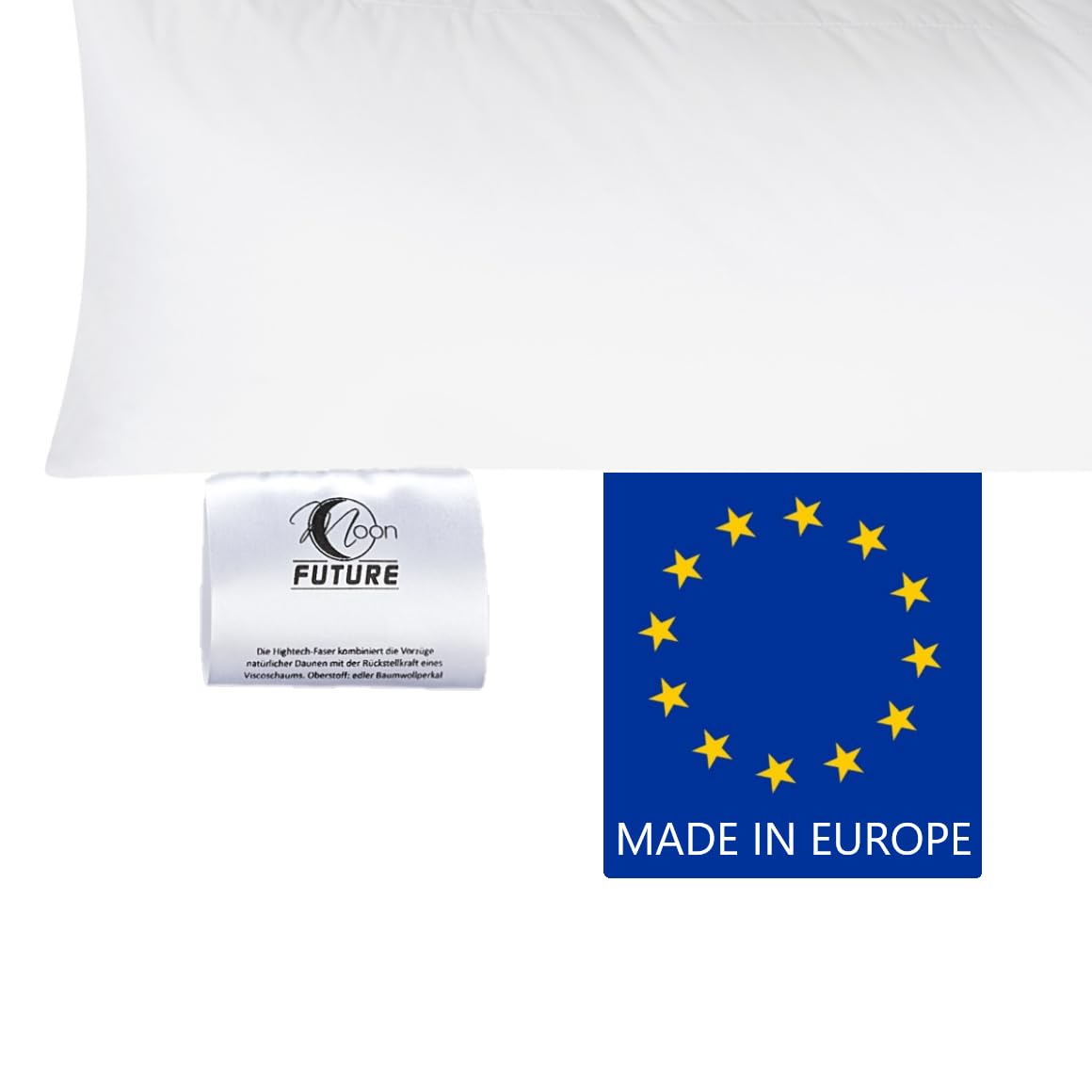 Moon Future Kissen daunenweich Ultrasoft - Seitenschläferkissen 40x145 cm