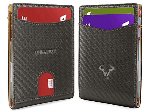 BULLIANT Slim Wallet Men, Leather Wallet Front Pocket Card Holders for Gift Men 3"X4.3" - Image 5