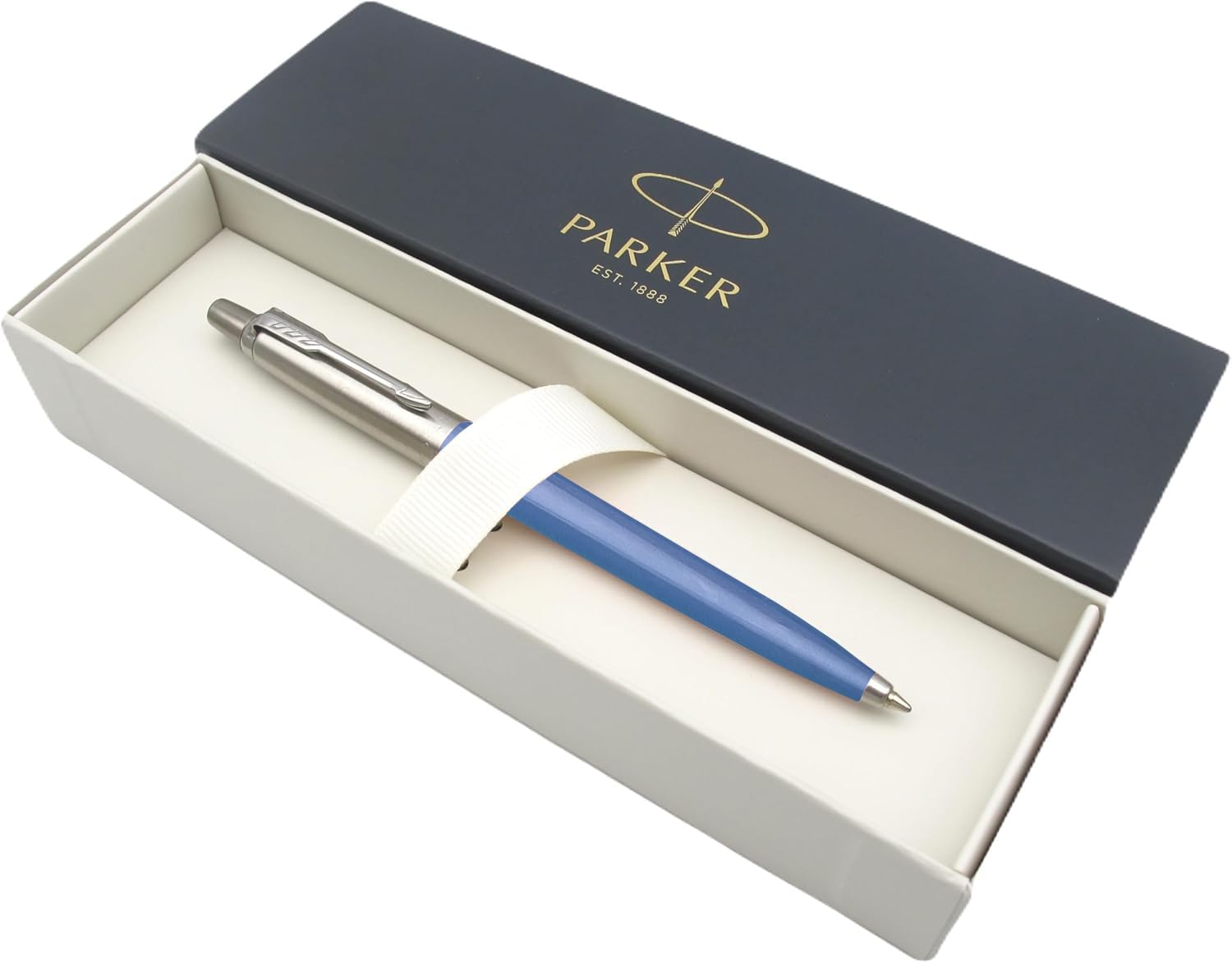 Parker Jotter Originals Ballpoint Pen -Blue Denim - Blue Ink | Gift Box