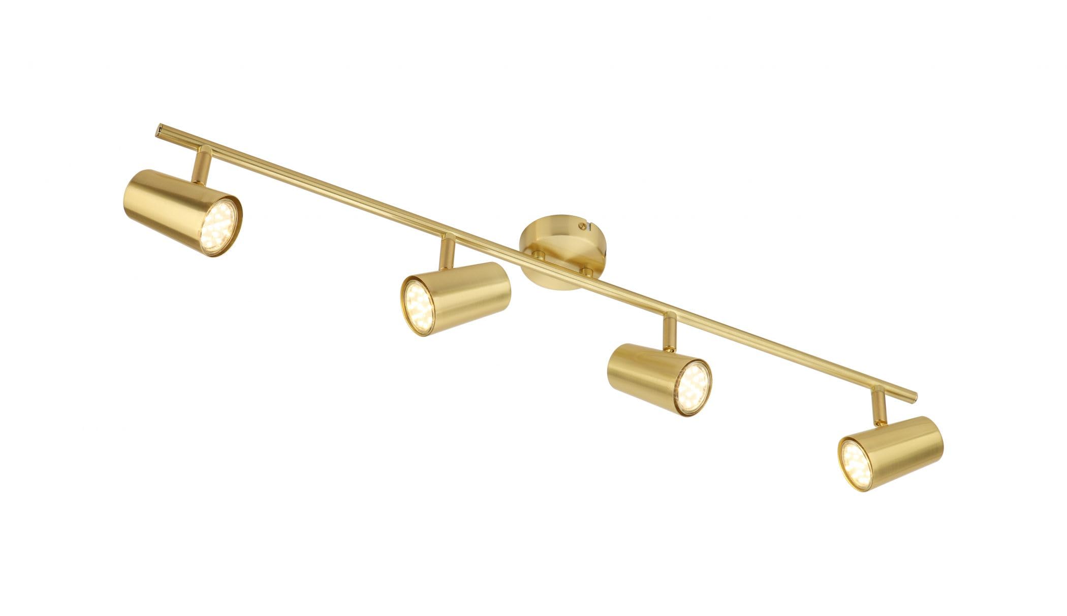 Forum Satin Brass Inlight Inl-31723-Sbrs Harvey 4 Spot Bar Light,