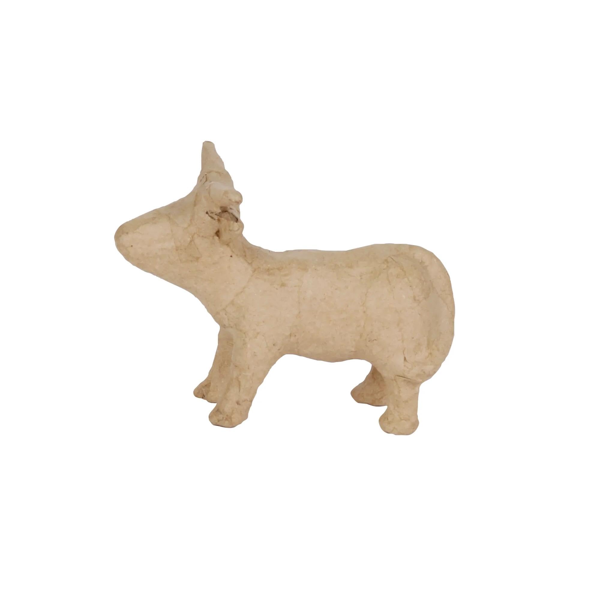 Décopatch AP174Cpack - Un lot de 5 Supports en Papier brun pulpé 11,5x5,5x8,5 cm, Bœuf, Brown - Image 2