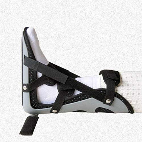 Soporte de fijación de férula para ortesis de pie Férula de caída de tobillo Corrector de soporte de pie para fascitis plantar para caminar, alivia eficazmente el dolor del tendón de Aquiles, ayuda a