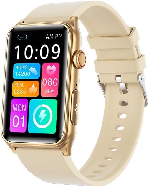 Amazon | スマートウォッチ Bluetooth5.4 通話機能付き 1.57インチ大