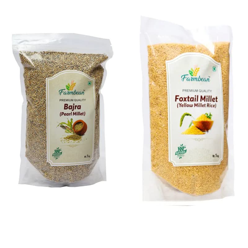 Buy Farmbean Combo Packs Bajra Sabut (Pearl Millet ) Whole Grain
