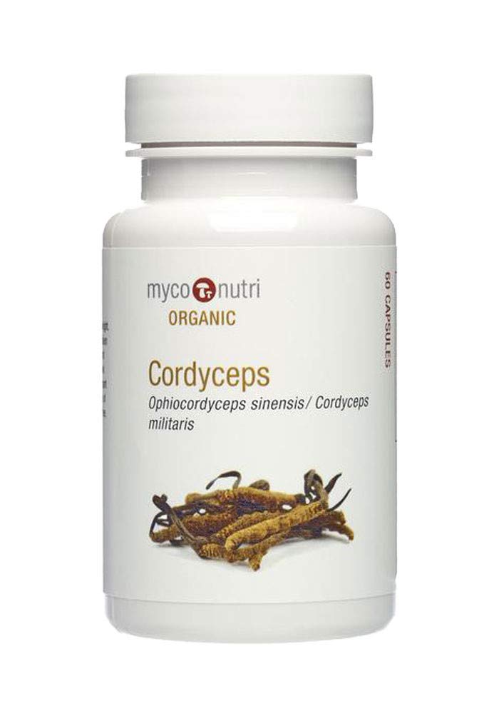 MyconutriOrganic Cordyceps Mushroom Capsules 60 Veg caps