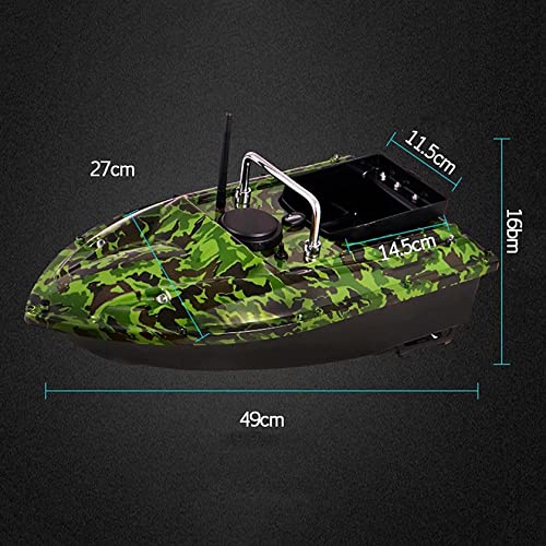 Intelligent bait boat équipé de LED pour repérer le poisson à distance