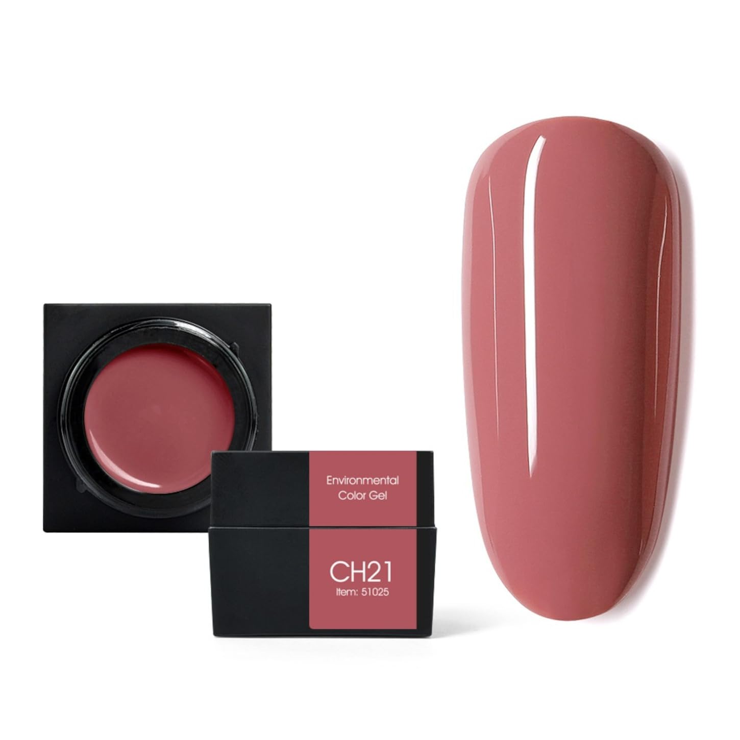 CANNI Color Mud Gel 1 Pcs 5ml Gel Polish from BELLE GAGA Color Soak Off LED Nail Gel Polis Manicure Salon DIY at Home Brush not Included (CH21-Fresh Clay)-image-13