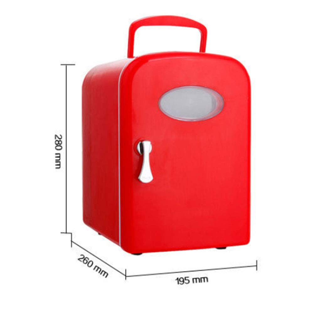 Mini Nevera Portatil Nevera Coche DC 12v AC 220v Silenciosa PequeñA FríO Calor Refrigerador Congelador 4L Electrica Nevera para Coche Hogar Camping Picnic