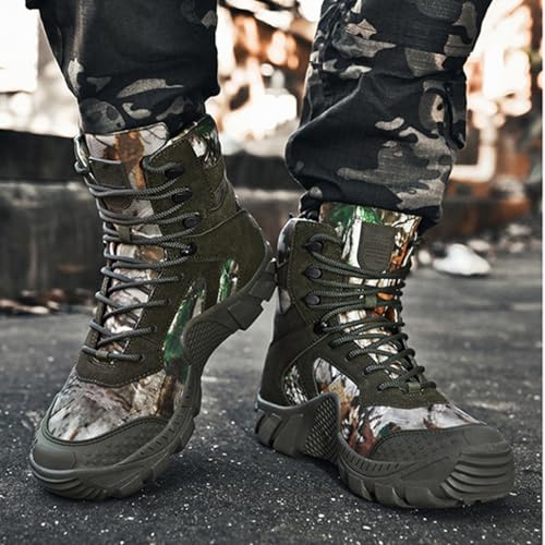 Men's Breathable Hiking Boots Outdoor Lightweight Non-Slip Tactical Boots Jungle Desert Combat Boot4