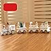 Holacha Pequeño Tren de Navidad, Decoraciones de Navidad Hecho de Maderas para...