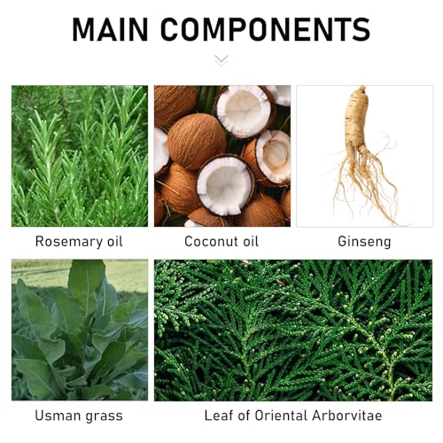 Image of Usman Grass & Oriental Arborvitae Leaf Shampoo Bar，Solid Shampoo to Strengthen Hair & Reduce Breakage, Deep Cleansing at Roots, Gentle Hair and Scalp Care for Men and Women (Green)