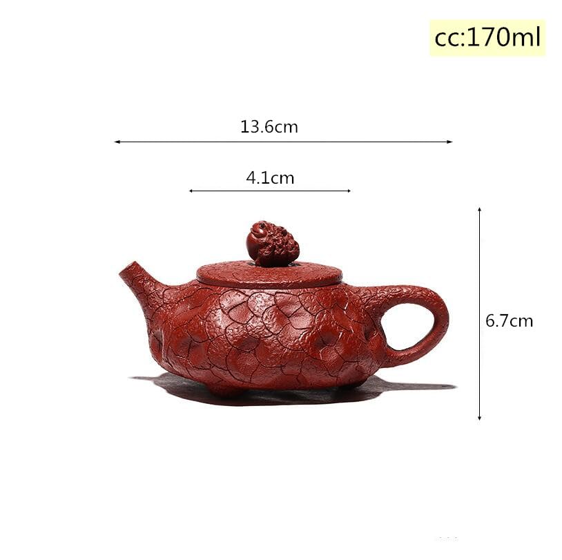 Czajnik do herbaty dzbanek do herbaty fioletowa glina ręcznie robiony czajniczek chińska ceremonia herbaty artykuły gospodarstwa domowego luźna herbata liściasta stroma wielofunkcyjny ceramiczny