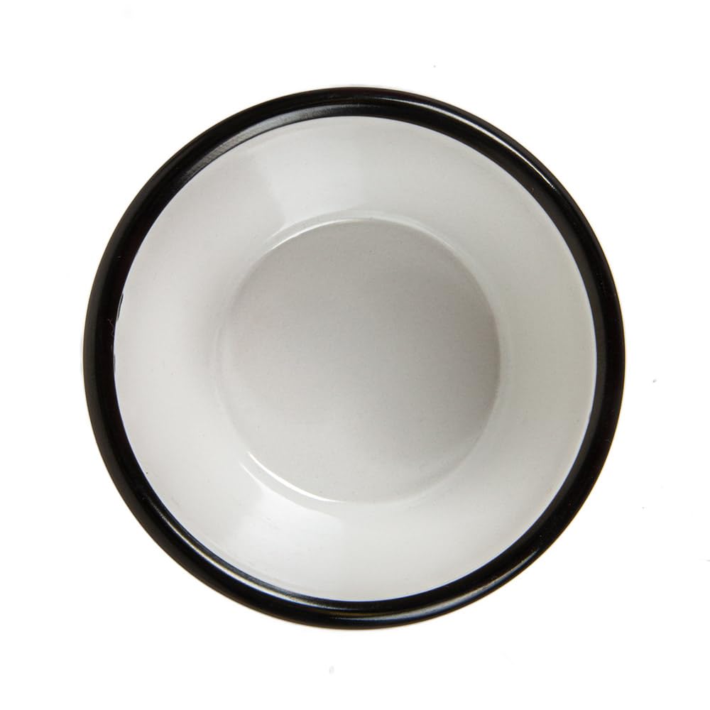 24 unités - Ramequins 'Asami Ware' 60 ml Ø 6,4 x 3,5 cm Noir mélamine