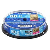 ビクター(Victor) 1回録画用 BD-R VBR130RP10SJ1 (片面1層/1-6倍速/10枚) ホワイト