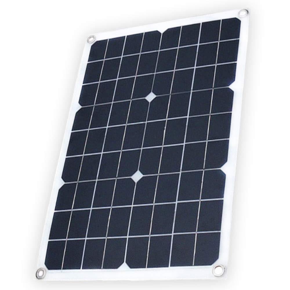 Decdeal Solar Panel with USB Port Monocrystalline Silicon Solar Cell DIY Waterproof Camping Power Charger Compatible for iPhone-image-35
