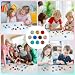 Parastar 30 Stück Murmeln Glas,Leuchtmurmeln Kinder,16mm Bunte Glasmurmeln mit Box,Buntes Glühen im Dunkeln Glasmurmeln für Murmelspiele Kinder, DIY-Projekte, Heimdekoration (10 Farben)