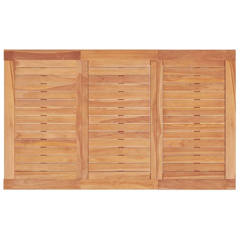 vidaXL Tavolo da Pranzo da Giardino 150x90x75cm Legno Massello di Teak