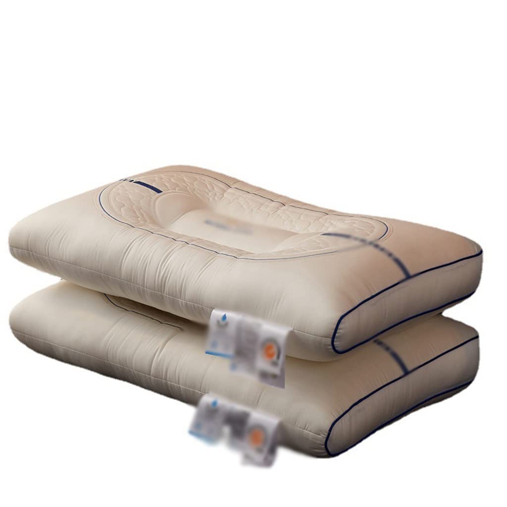Oreiller mince en latex pour soulager les cervicales de l'adulte actif