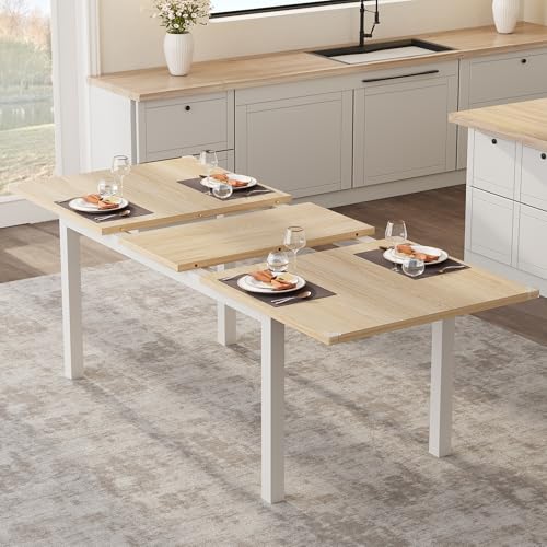 Mesa extensible de madera para solucionar la falta de espacio en comedores pequeños 2