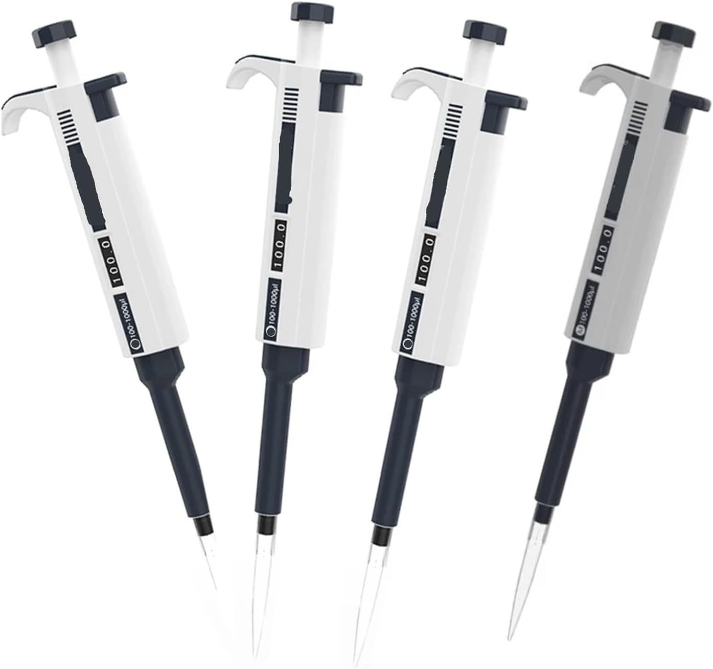 Lab Pipettors, Laboratory Pipette Micropipette Single Channel of Pipettes Manual Adjustable Pipettor Digital Gun(0.5-5ml)