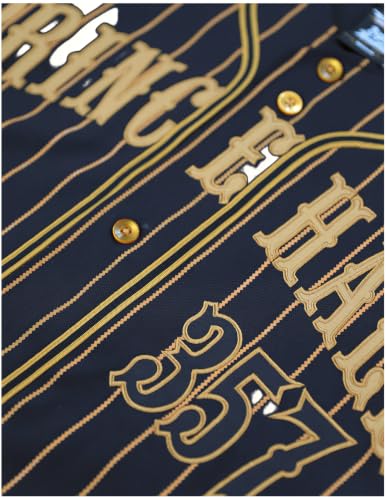 Big Boy Prince Hall Mason Divine S1 Baseball Jersey [Black] miniatura 5