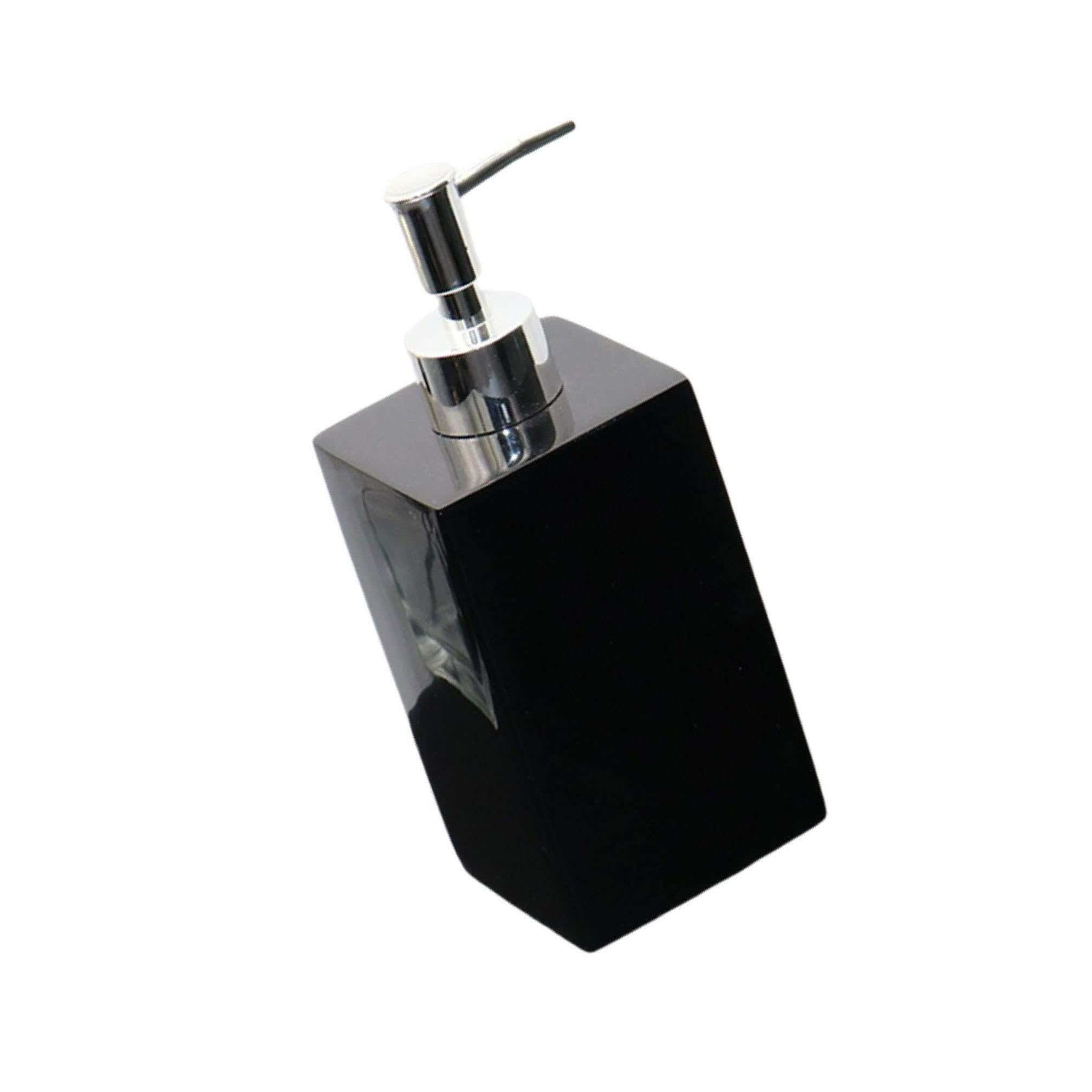 ALCXAZS Efficient Liquid Shampoo Dispenser for Home Kitchen Bathroom Soap, Black, 500ml