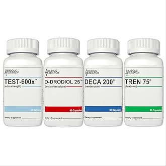 Mass Stack - Test-600x, D-drodiol 25, Deca 200, Tren 75-1 Month Supply