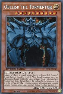 Obelisk the Tormentor - SBCB-EN202 - Secret Rare - 1st Edition