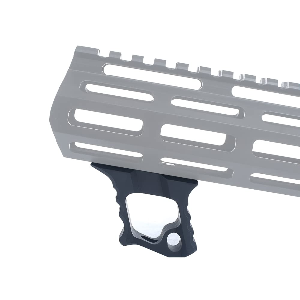 TD Halo Impugnatura Frontale Angolata Curva in Alluminio Tattico Impugnatura Frontale per il Sistema di Guida Mlok Keymod Handguard