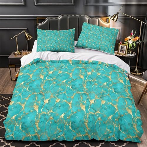 Parure de lit coucher du soleil 260x220 housse couette microfibre - 2