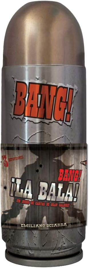 Edge Entertainment dV Giochi | Bang! The Bullet | Card Game for Large Groups of Friends | Ages 8 | 4 to 7 Players | 20-40 Minutes per Game | English