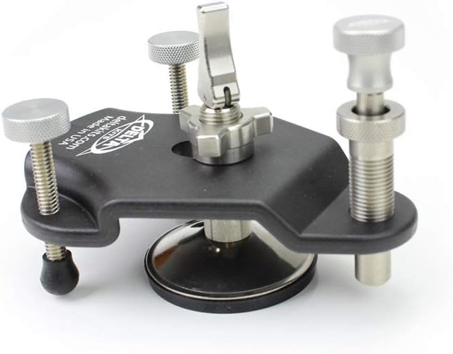 Delta Kits B250 Professional Windshield Repair Bridge – Resin Injector Tool for Windshield Chip & Crack Repair – 3-Point Spring Loaded Auto Glass Repair System