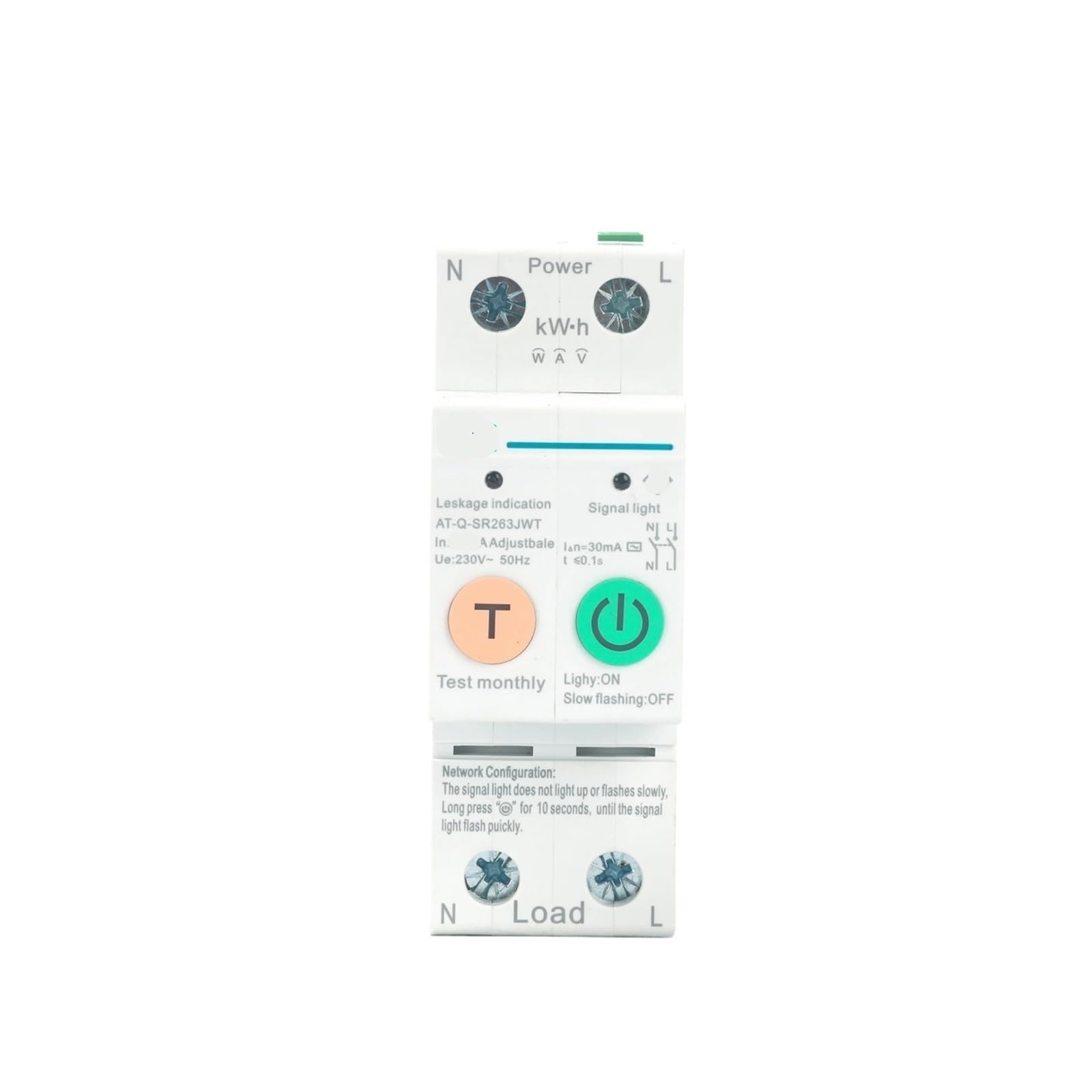 Disyuntor temporizador inteligente de 1-63A con control remoto por voz para domótica